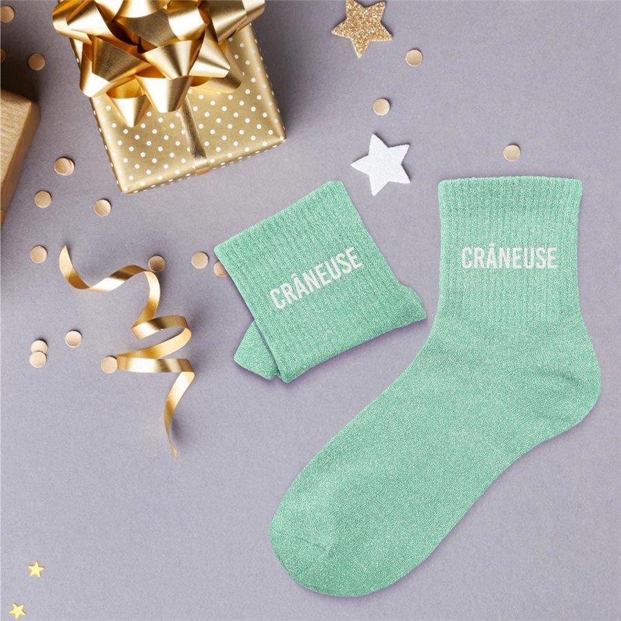 CHAUSSETTES PAILLETTES CRANEUSE