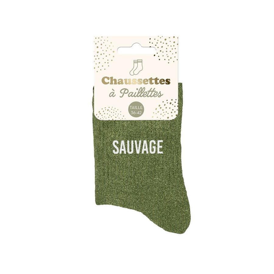 CHAUSSETTES PAILLETTES SAUVAGE