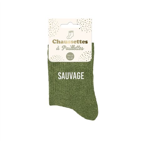 CHAUSSETTES PAILLETTES SAUVAGE