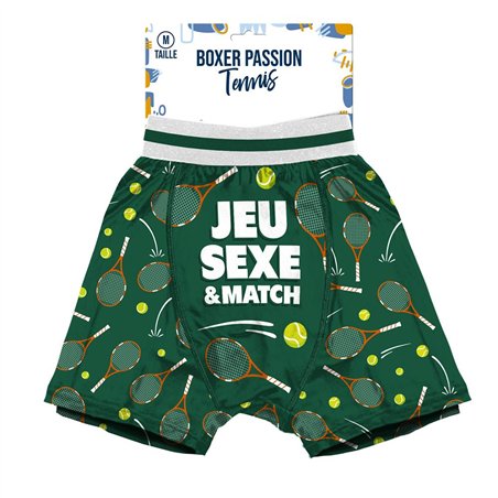 BOXER PASSION TENNIS TAILLE M
