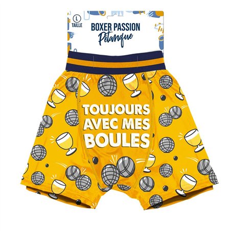 BOXER PASSION PETANQUE TAILLE L
