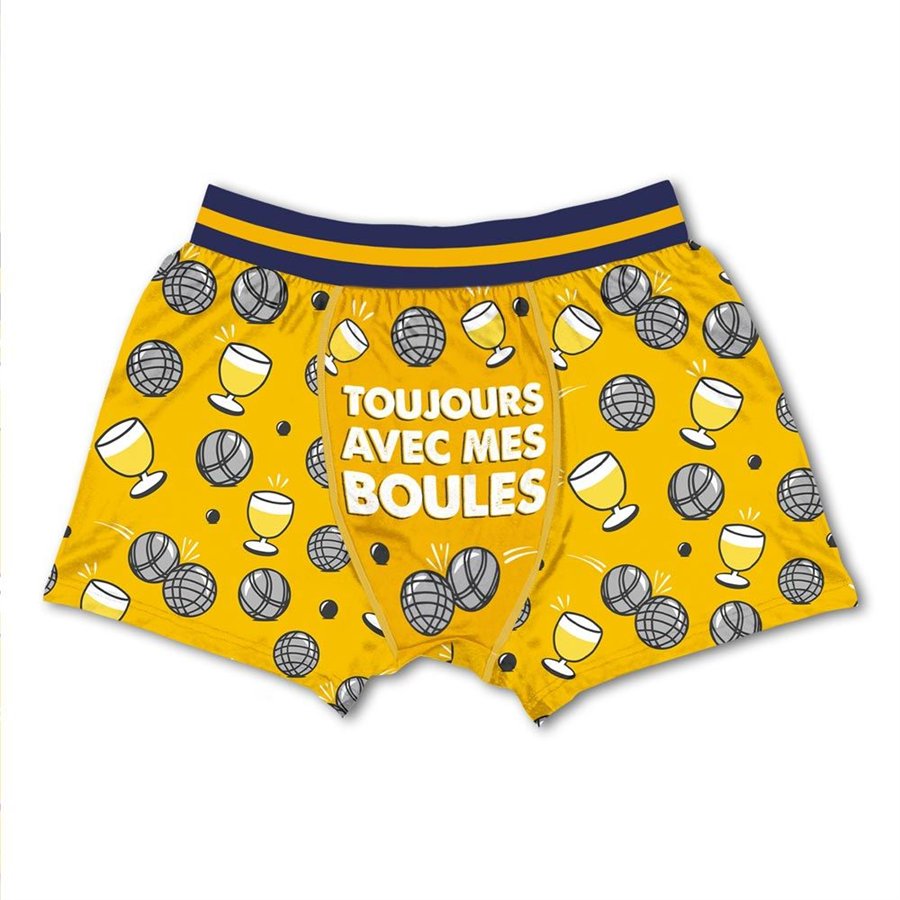 BOXER PASSION PETANQUE TAILLE S
