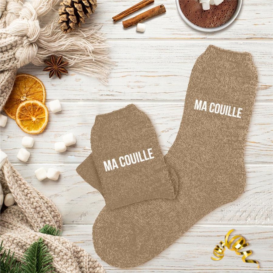 CHAUSSETTES HIVER HOMME MA COUILLE