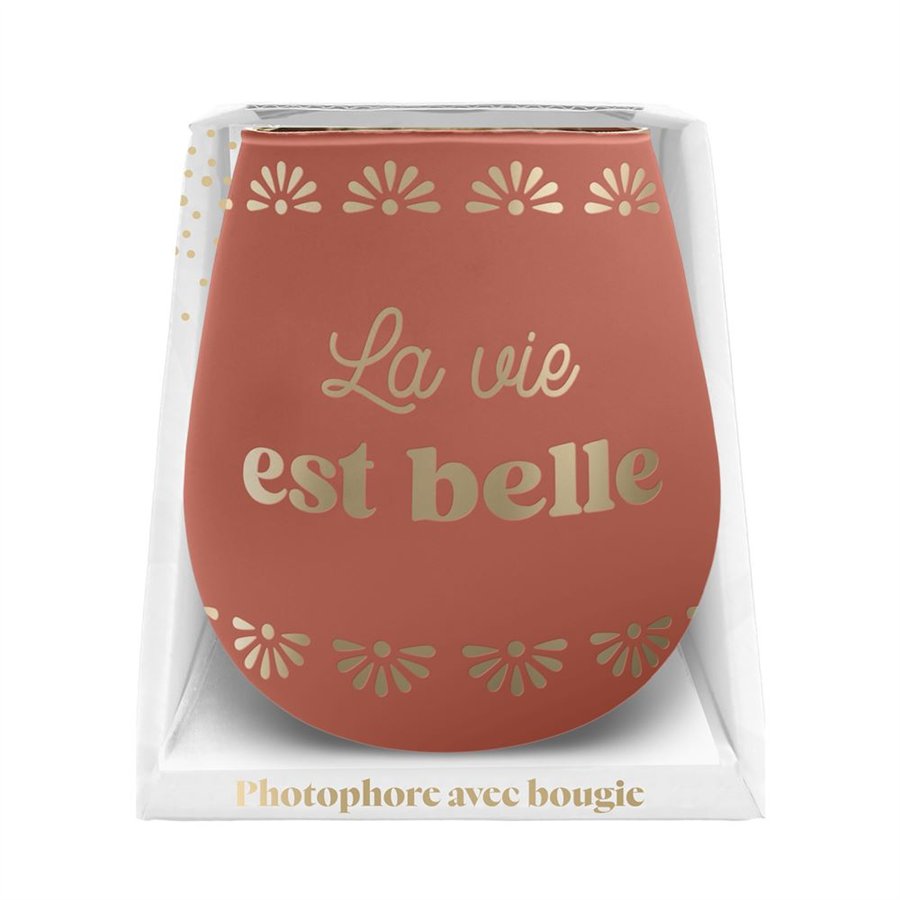 PHOTOPHORE LA VIE EST BELLE