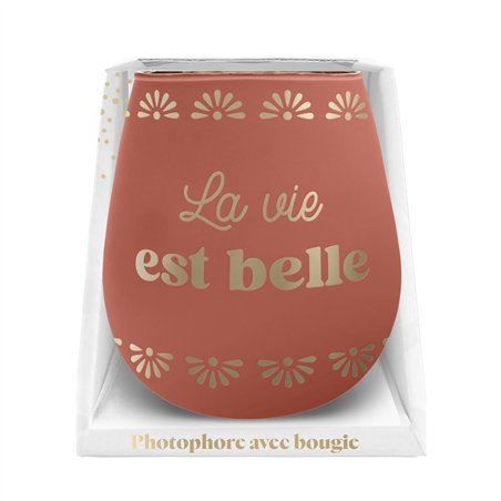 PHOTOPHORE LA VIE EST BELLE