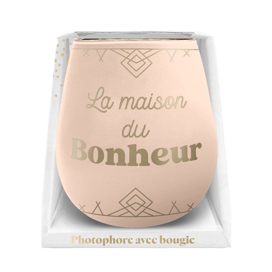 PHOTOPHORE LA MAISON DU BONHEUR