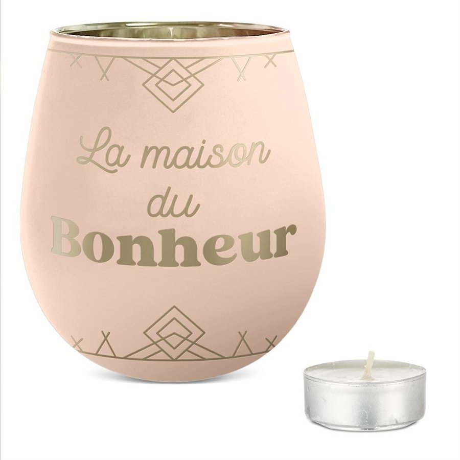 PHOTOPHORE LA MAISON DU BONHEUR