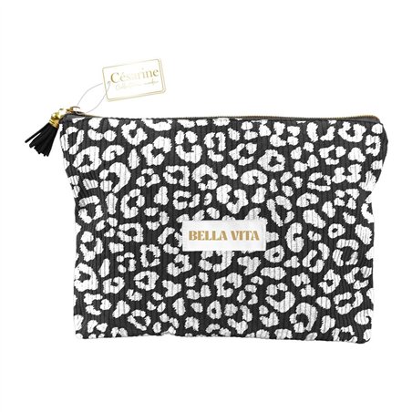 POCHETTE VELOURS COTELE MOTIFS BELLA VITA