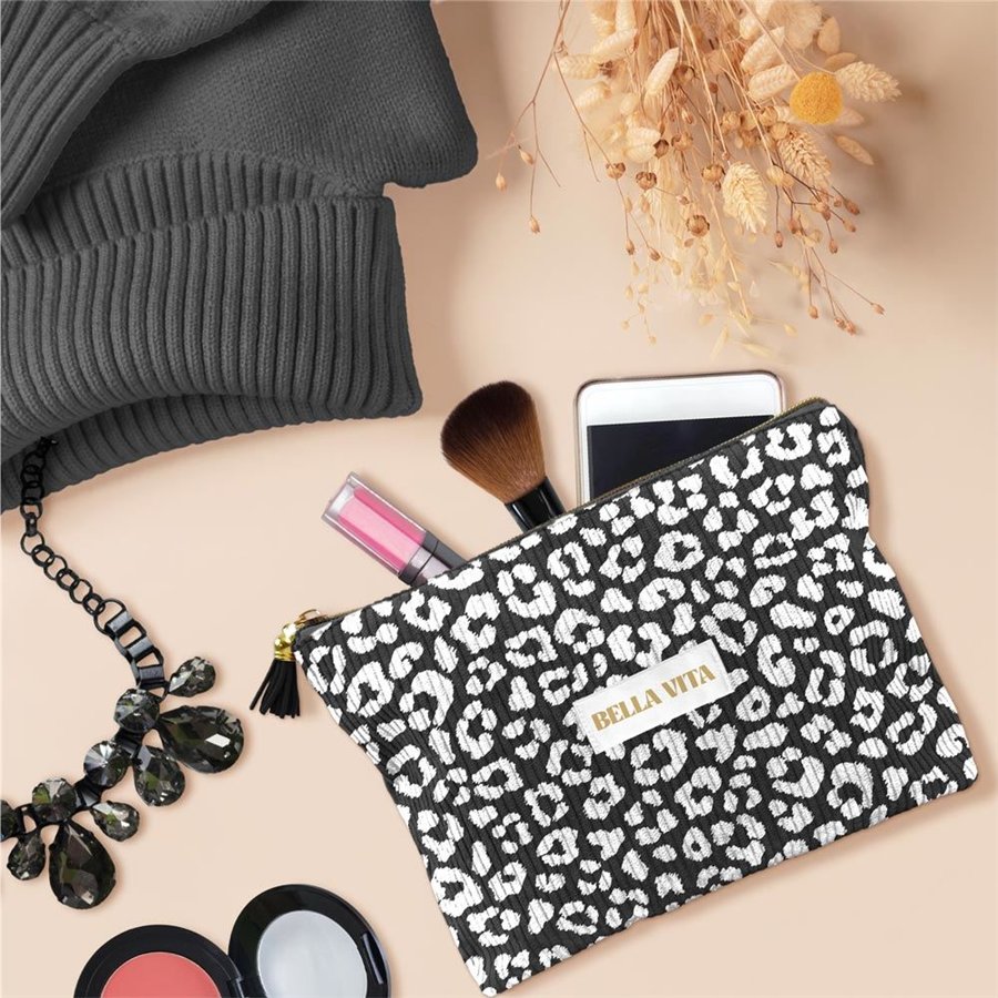 POCHETTE VELOURS COTELE MOTIFS BELLA VITA