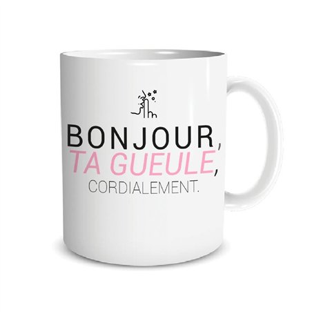 MUG "BONJOUR, TA GUEULE..."