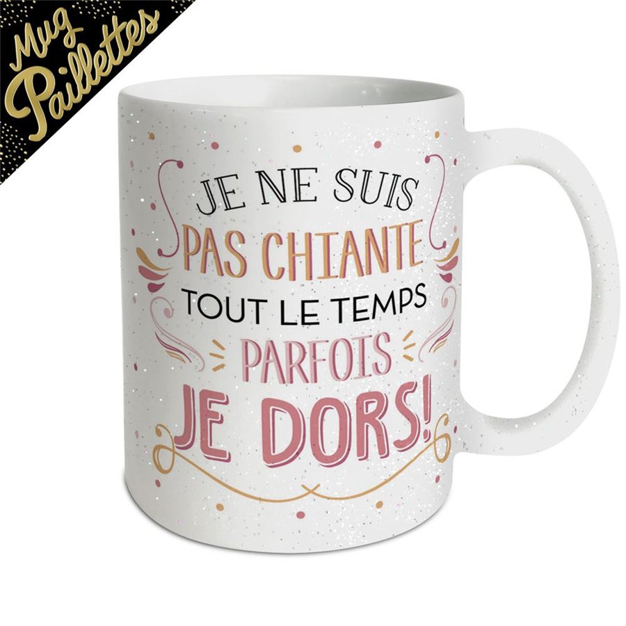 MUG "JE NE SUIS PAS CHIANTE ..."