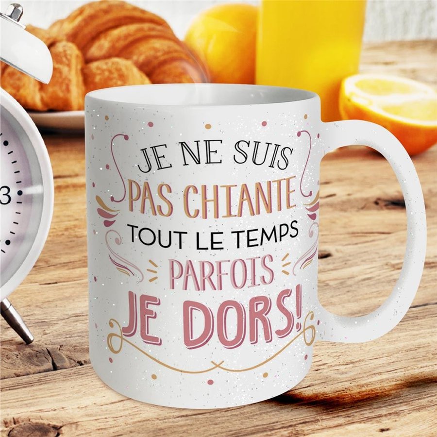 MUG "JE NE SUIS PAS CHIANTE ..."