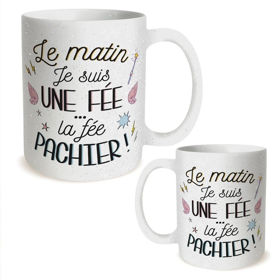 MUG "LE MATIN JE SUIS UNE FEE…"