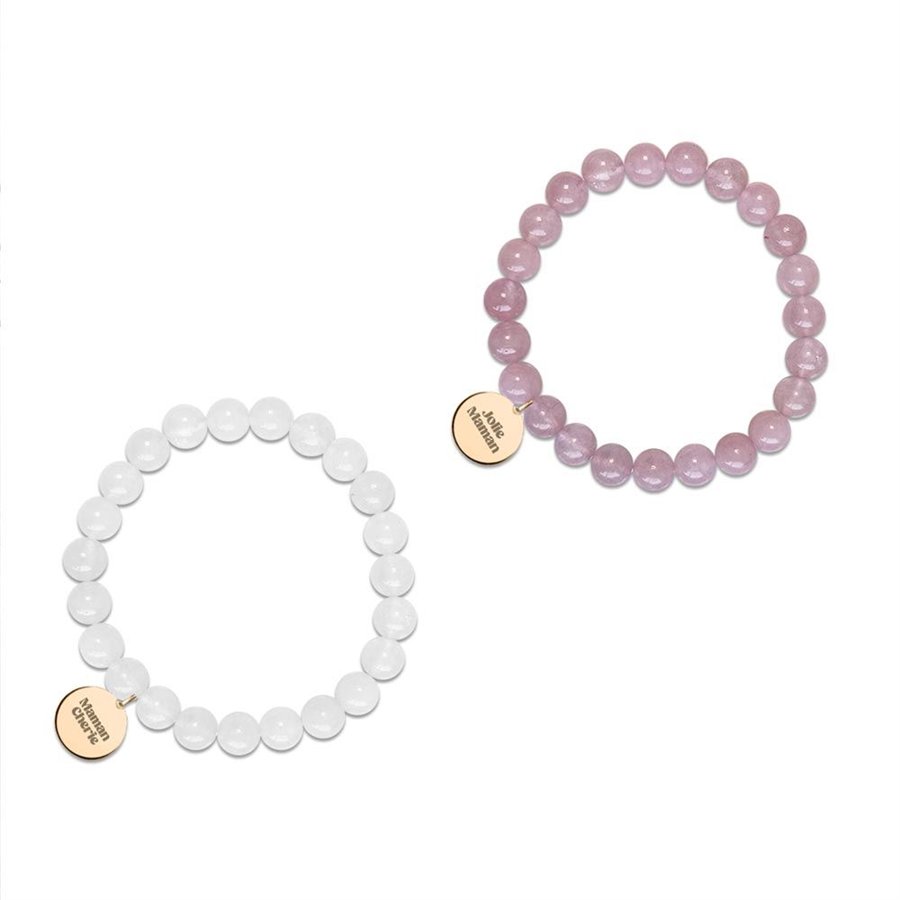 BRACELET MEDAILLON MAMAN 2MOD