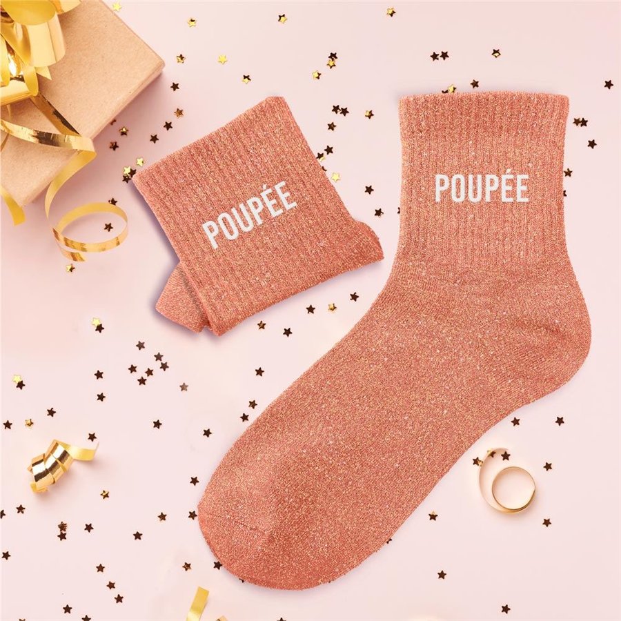 CHAUSSETTES PAILLETTES POUPEE