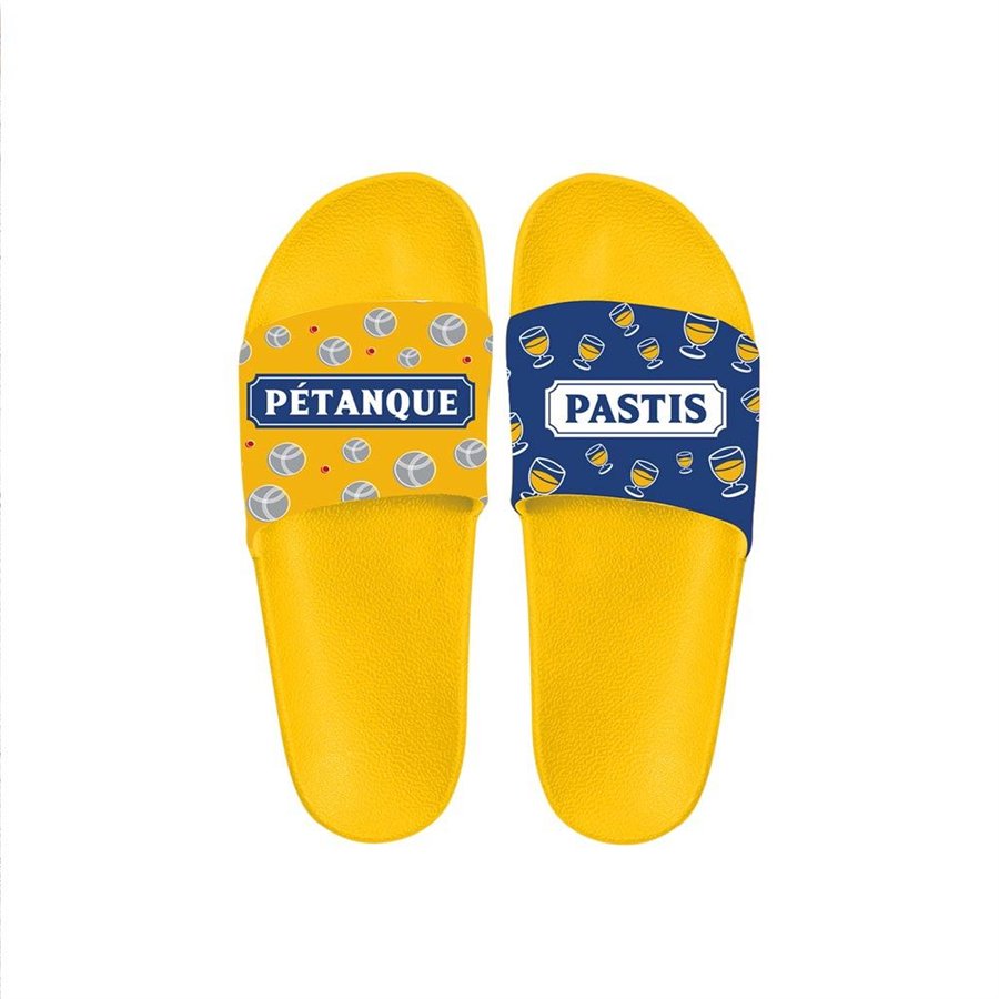 CLAQUETTES DUO PETANQUE/PASTIS