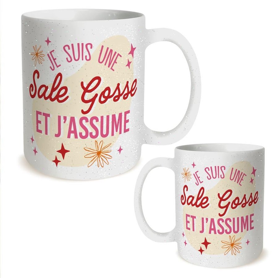 MUG A PAILLETTES SALE GOSSE