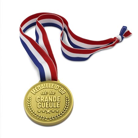 MEDAILLE D’OR  HUMORISTIQUE GRANDE GUEULE