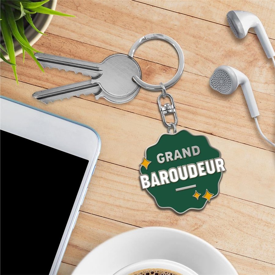 PORTE CLES METAL HUMO GRAND BAROUDEUR