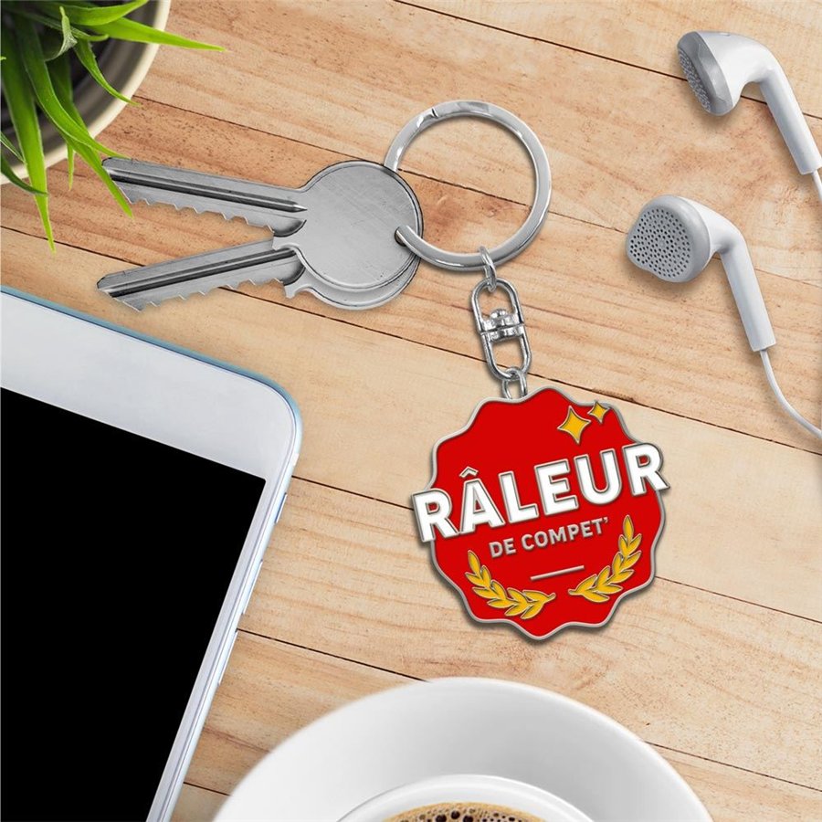 PORTE CLES METAL HUMO RALEUR DE COMPET