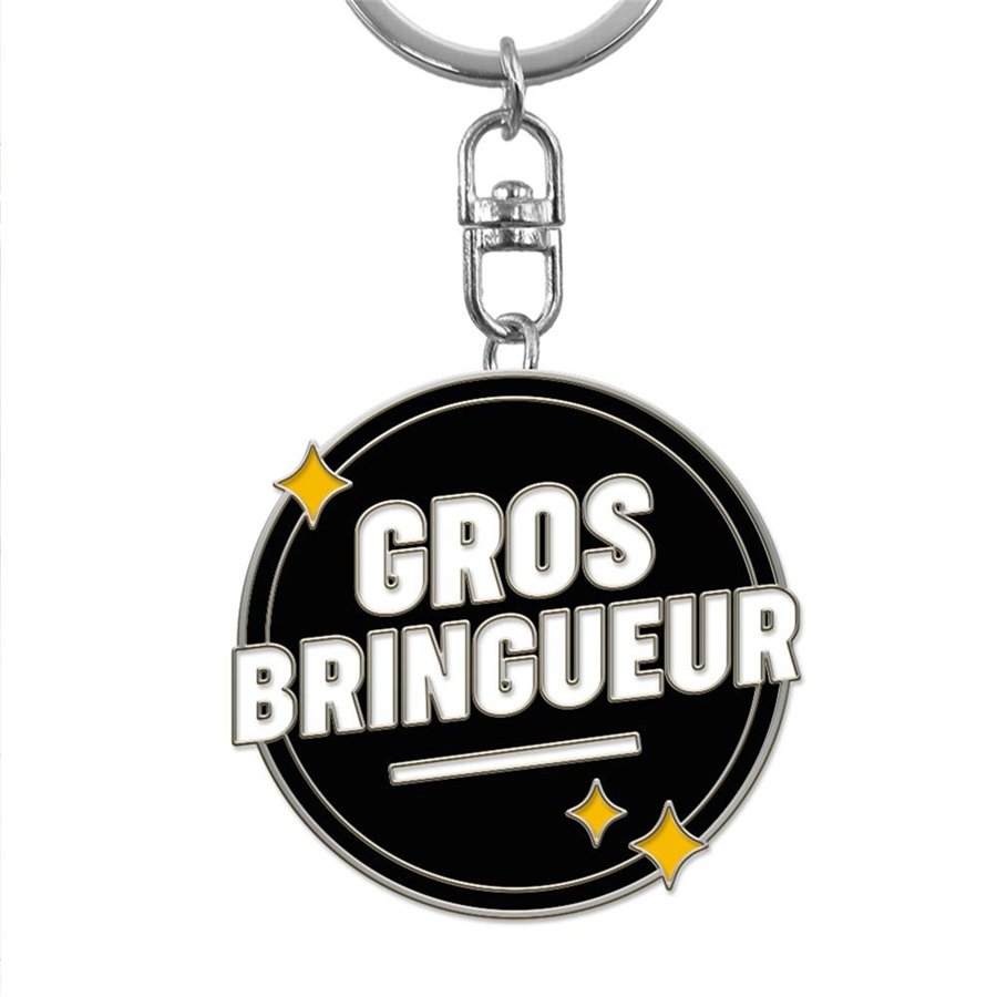 PORTE CLES METAL HUMO GROS BRINGUEUR