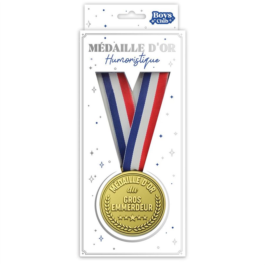 MEDAILLE D’OR  HUMORISTIQUE EMMERDEUR