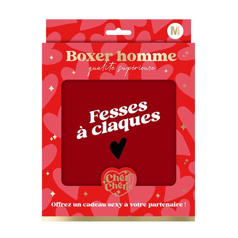 BOXER SAINT VALENTIN ROUGE TM