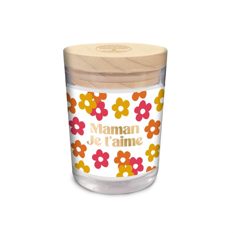 BOUGIE VERRE MAMAN JE T AIME