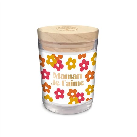 BOUGIE VERRE MAMAN JE T AIME
