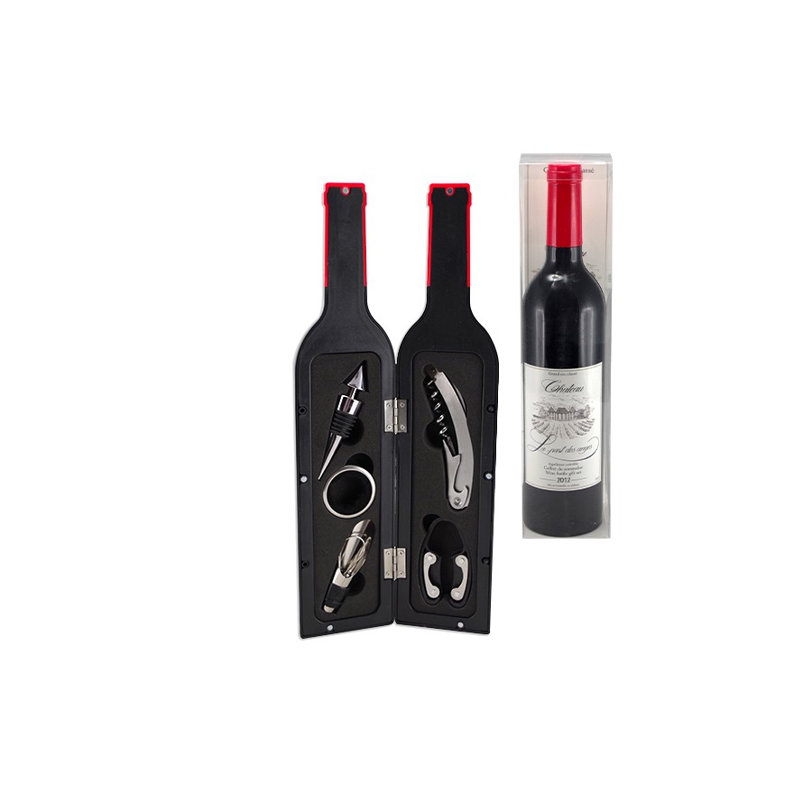 SET SOMMELIER BOUTEILLE 5 PCS  Ø7.3 X H.32 CM