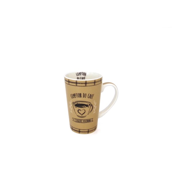 MUG GM 'COMPTOIR' Ø8.2 X H.12.8 CM / 400 ML