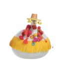 POULE POMPON CER MIX L ASS4 (16x16x21cm)