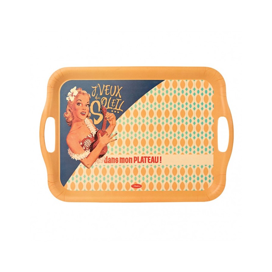 Plateau rectangulaire bambou GM - J'veux d