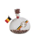 POULE BEL+DRA CER MIX L ASS4 (16x16x21cm)