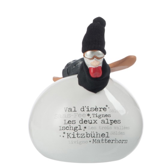 POULE SKI MIX BL/GR/NR L 