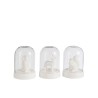 CLOCHE LED MIX PORC BLA ASS3 (9x9x12cm)