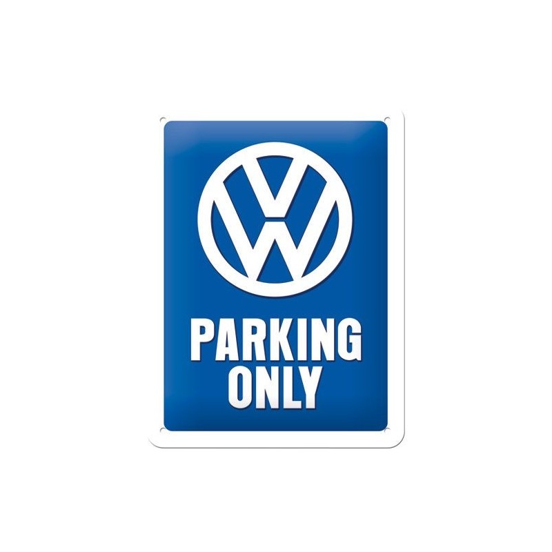 TIN SIGN 15X20 VW PARKING ONLY