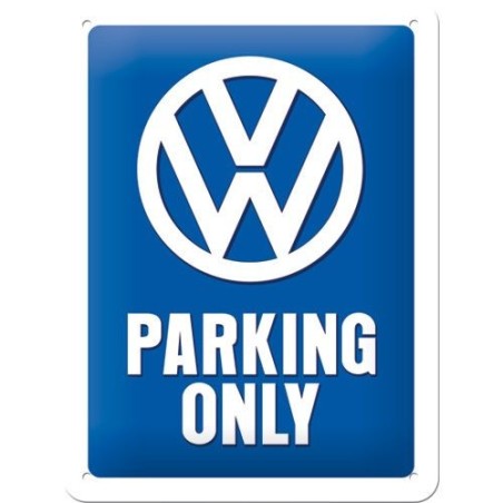 TIN SIGN 15X20 VW PARKING ONLY