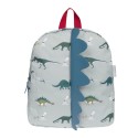 Oilcloth Back Pack - Spike - Dinosaurs