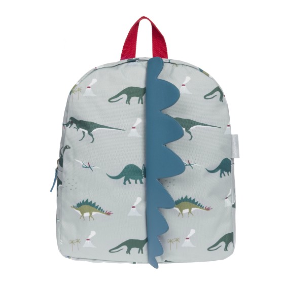 Oilcloth Back Pack - Spike - Dinosaurs