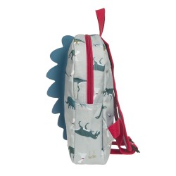 Oilcloth Back Pack - Spike - Dinosaurs
