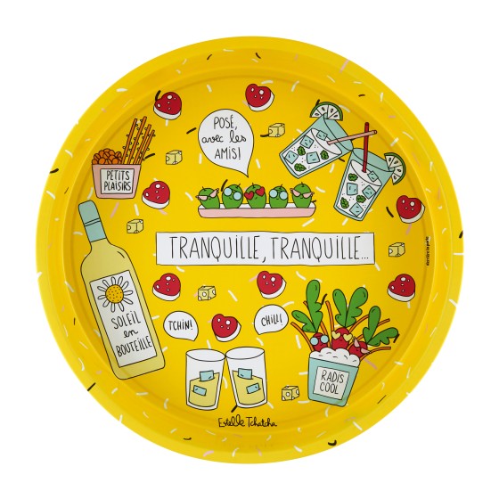 Plateau rond OUTAN Tranquille