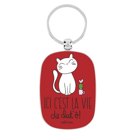 Porte-clés OPAT La vie de chat'ô !