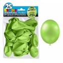 SACHET 25 BALLONS METAL VERT ANIS