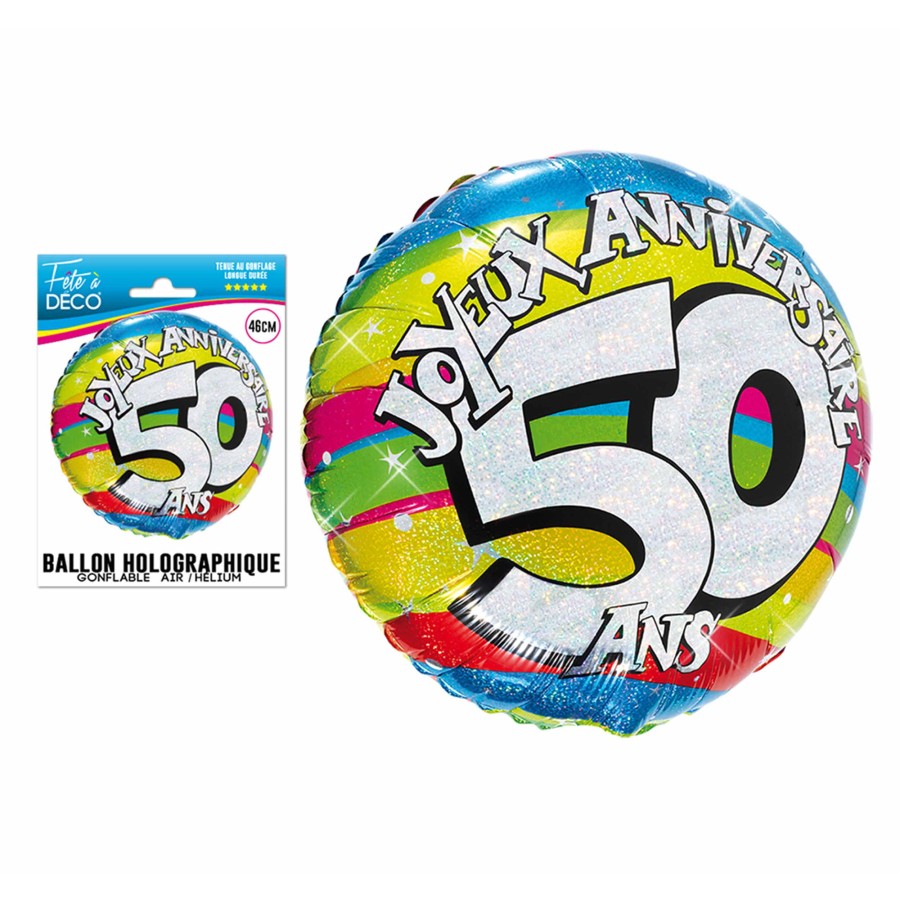 BALLON HELIUM 50 ANS