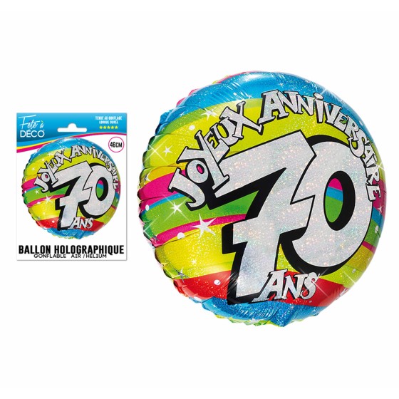 BALLON HELIUM 70 ANS