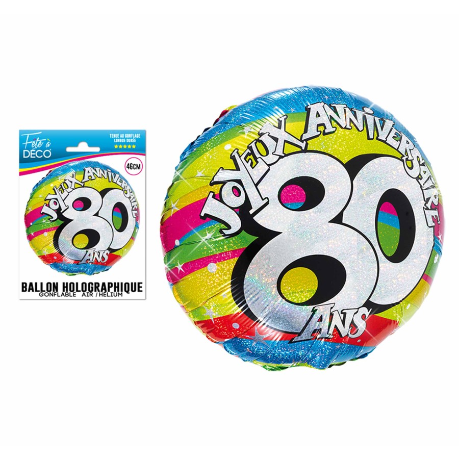 BALLON HELIUM 80 ANS