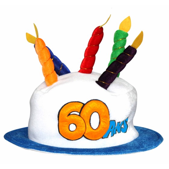 CHAPEAU ANNIVERSAIRE 60 ANS