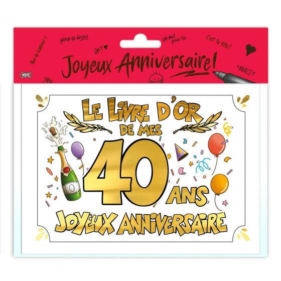 LIVRE D'OR 40 ANS