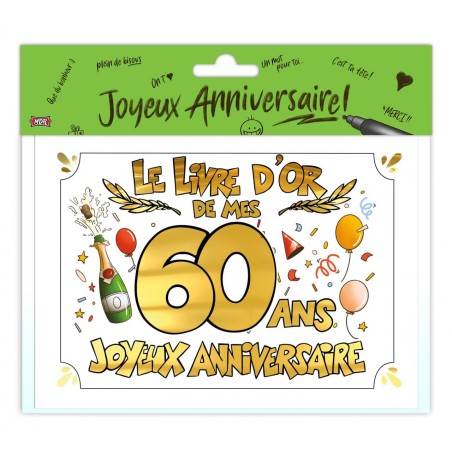 LIVRE D'OR 60 ANS